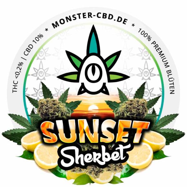 Sunset Sherbet Label