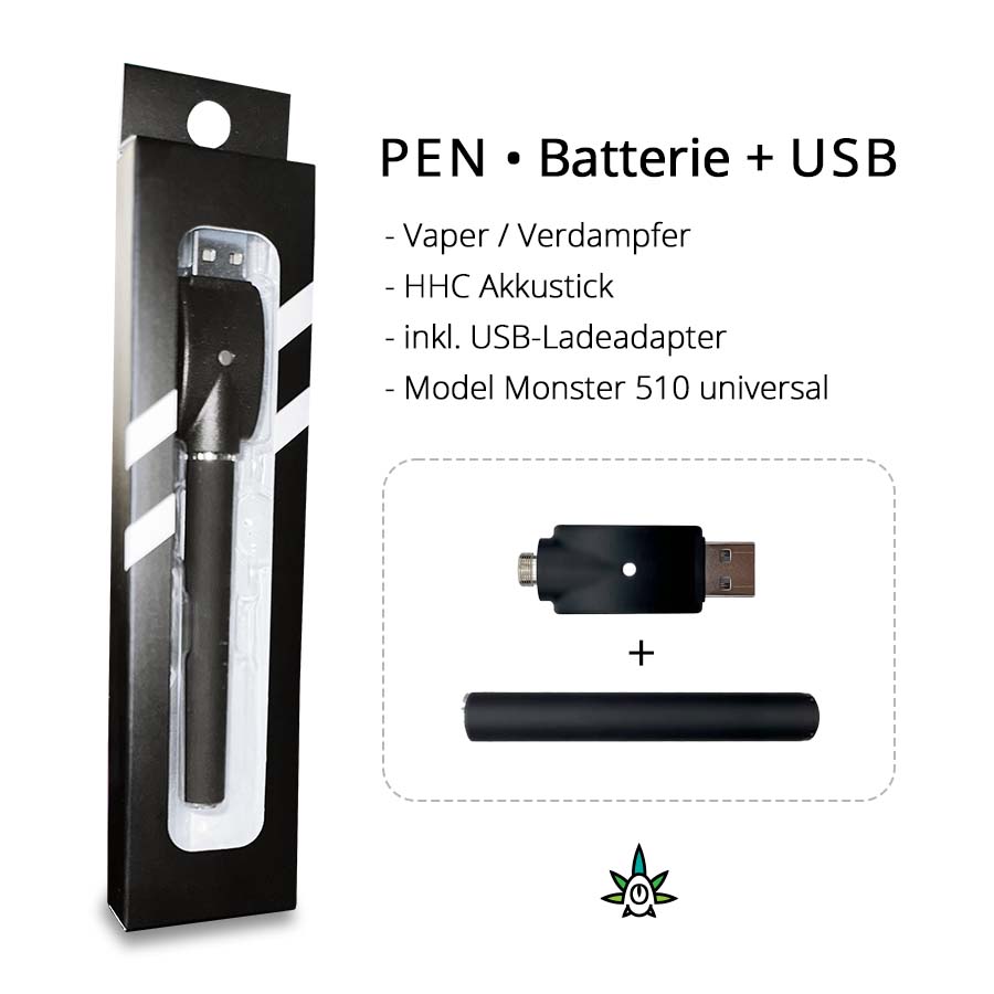 HHC-PEN • Batterie + USB • Vaper / Verdampfer Stick 1